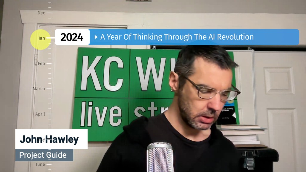 Another revolution around the sun, another year of thinking through the A.I.&nbsp;revolution